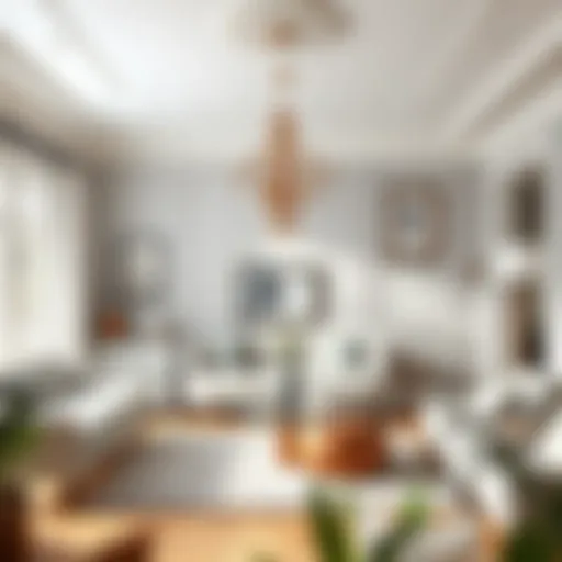 Elegant Living Room with Light Gray Walls Elegant living room featuring light gray wall paint