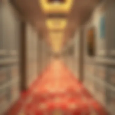 Maintenance tips for long corridor carpets displayed visually