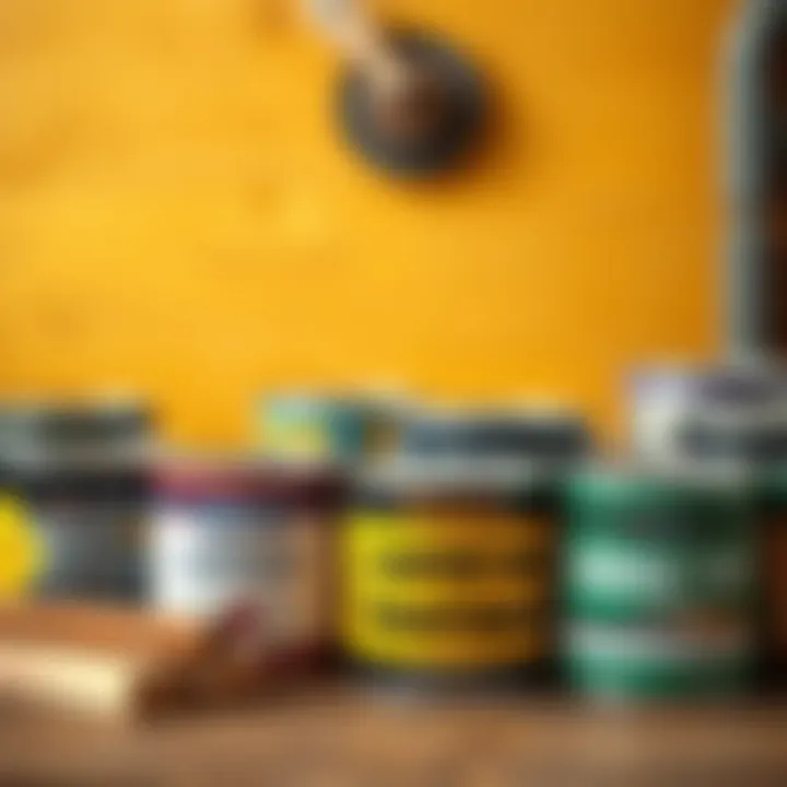 Selection of Varnish Types A variety of varnish types displayed for selection