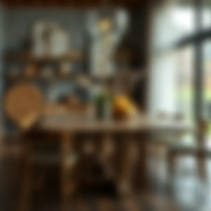 Choosing the Right Materials Material selection for a large dining table