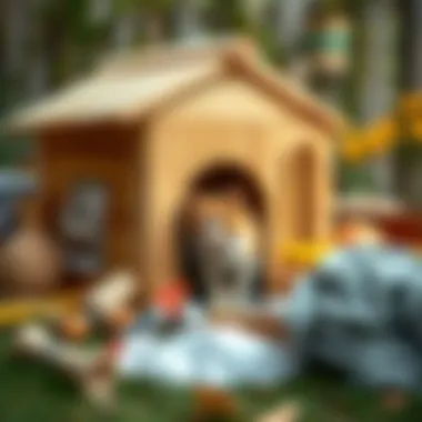 Materials needed for building a cat house for outdoor use