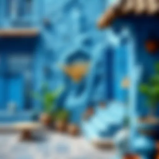 Symbolic representation of blue in various cultures