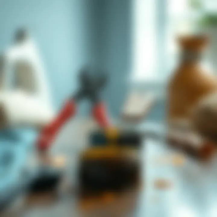 Essential tools for removing wax stains from clothing.