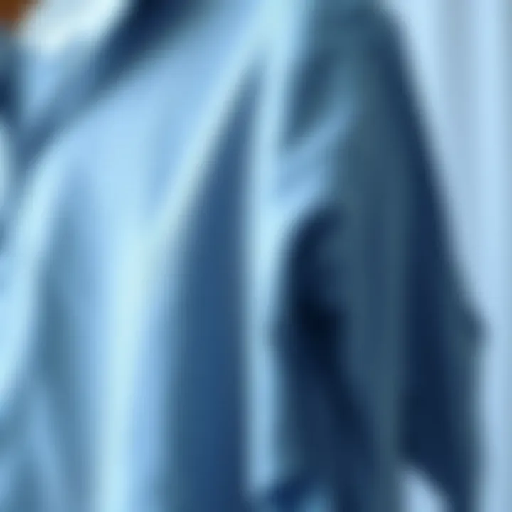 Final look at a clean piece of clothing after stain treatment.