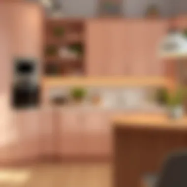 Color palette options for cabinets