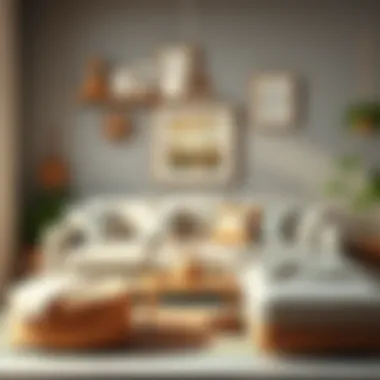 Cozy living room accessories for a warm welcome