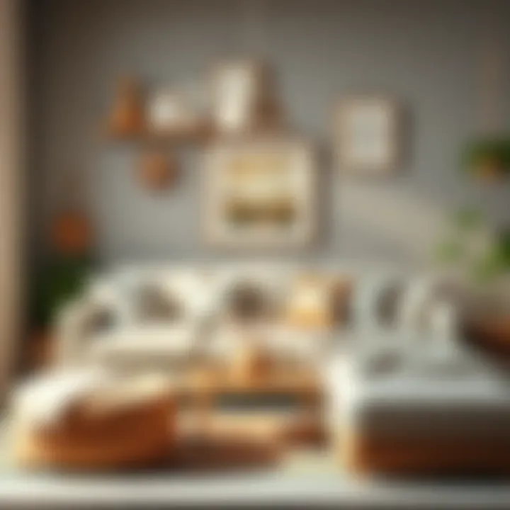 Cozy living room accessories for a warm welcome