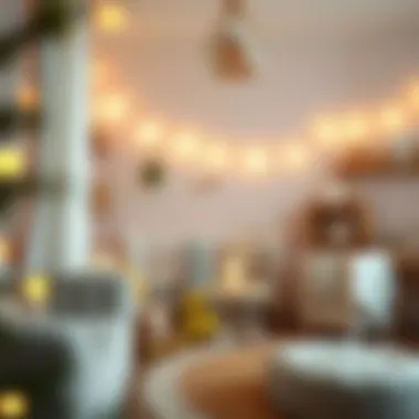 Unique touches for a cozy newborn space.