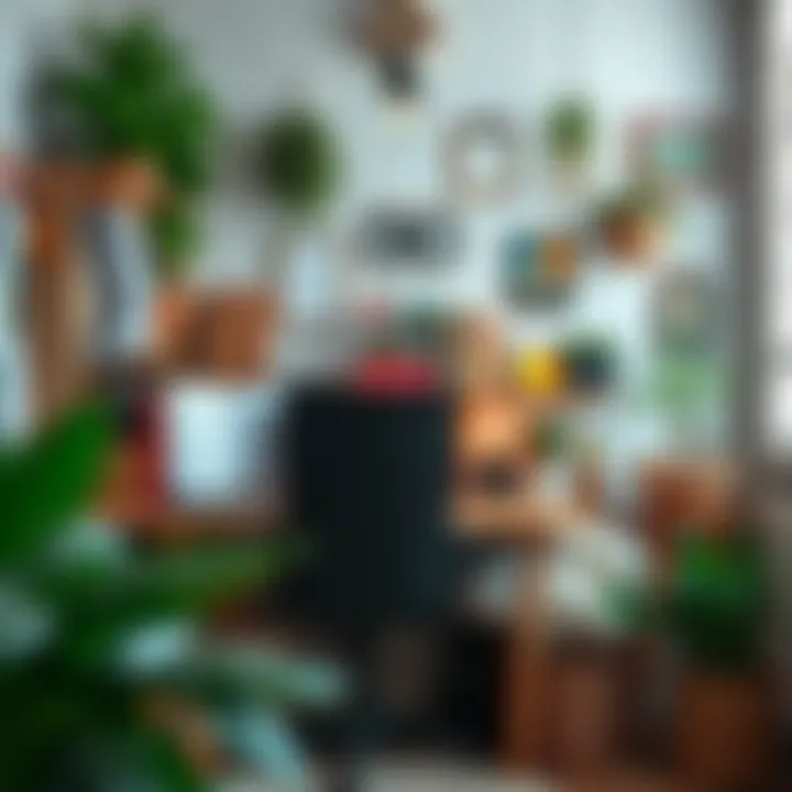 An inspiring workspace filled with DIY decoration ideas