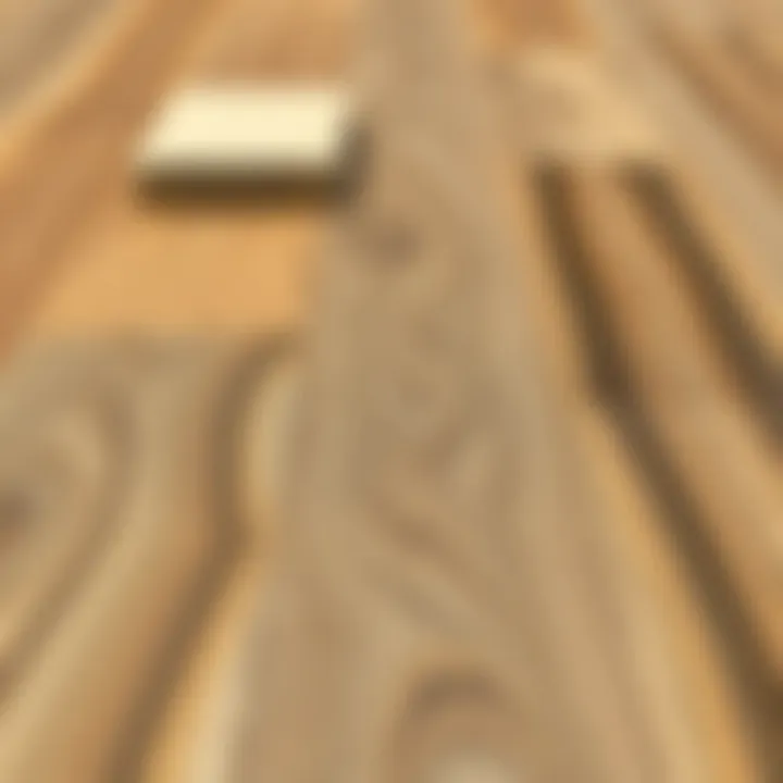 Different types of laminate flooring showcasing various colors and textures