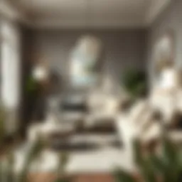 Cozy living room arrangement with elegant decor