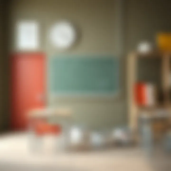 Various Paint Finishes for Educational Settings Different paint finishes suitable for schools