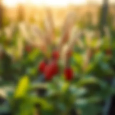 Illustration of essential care tips for September crops.