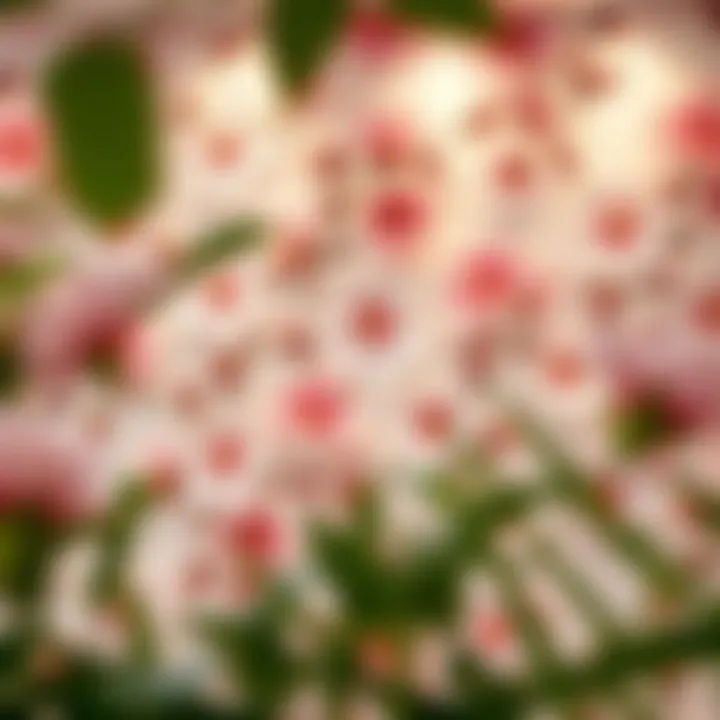 Elegant floral wall design