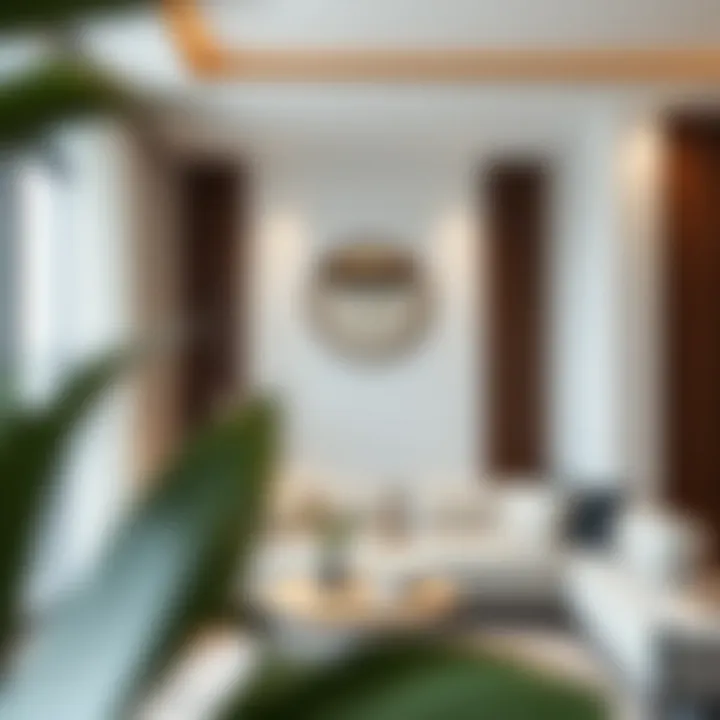 Modern minimalist wall technique