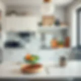 A beautifully organized small kitchen with modern decor