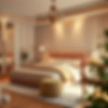 Elegant Bedroom Decor Elegant bedroom featuring plush materials and serene ambiance