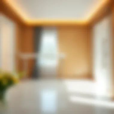 Transforming an Empty Room Through Cleaning Before and after of a spotless empty room