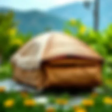 Properly folded tent for storage