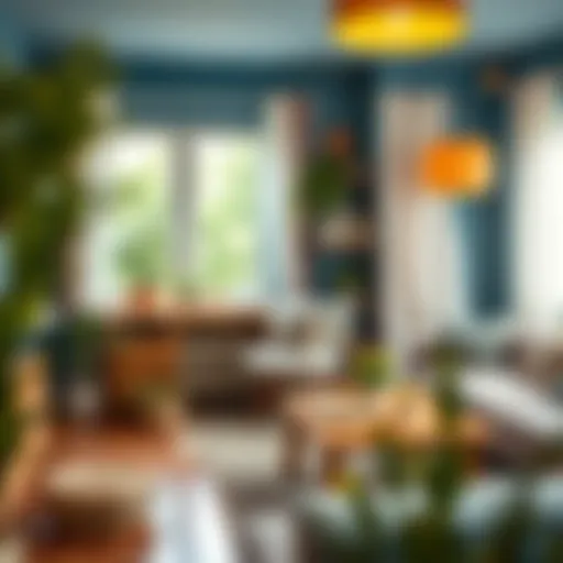 Creating a Fresh Environment A cozy room with a fresh ambience