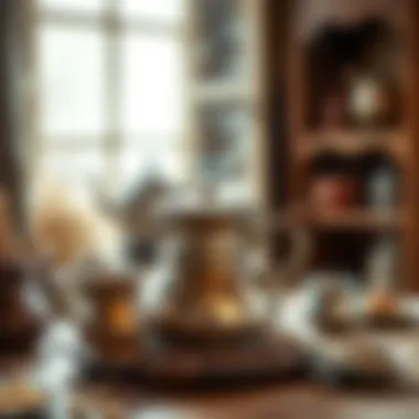 Traditional Cezve Pot A traditional cezve pot used for brewing Turkish coffee