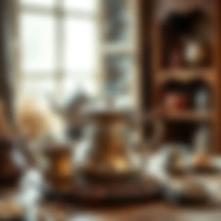 Traditional Cezve Pot A traditional cezve pot used for brewing Turkish coffee