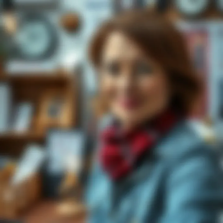 Innovative Spirit of Turkish Female Inventors Portrait of a renowned Turkish female inventor showcasing her innovative ideas.