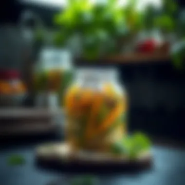 Guide to Fermentation Techniques Step-by-step guide illustration for fermenting vegetables