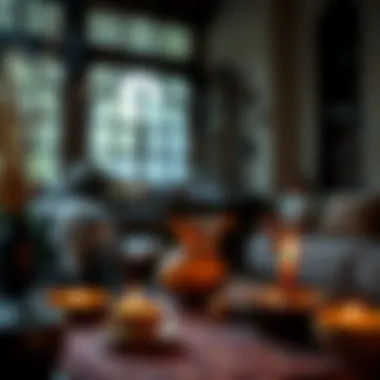 Creating Serenity with Incense A serene environment enhanced by the fragrance of burning incense