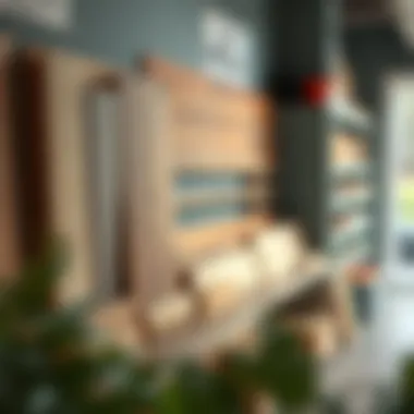 Selection of various wood types and paint options