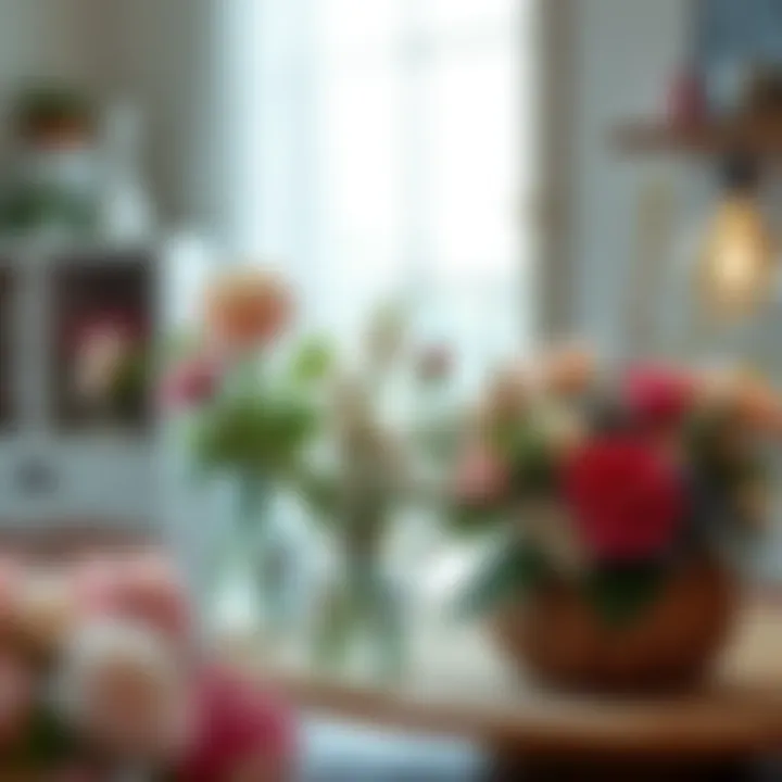 Creative DIY project showcasing floral designs