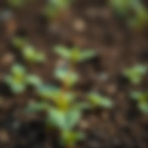 A healthy Yuka plant in rich soil